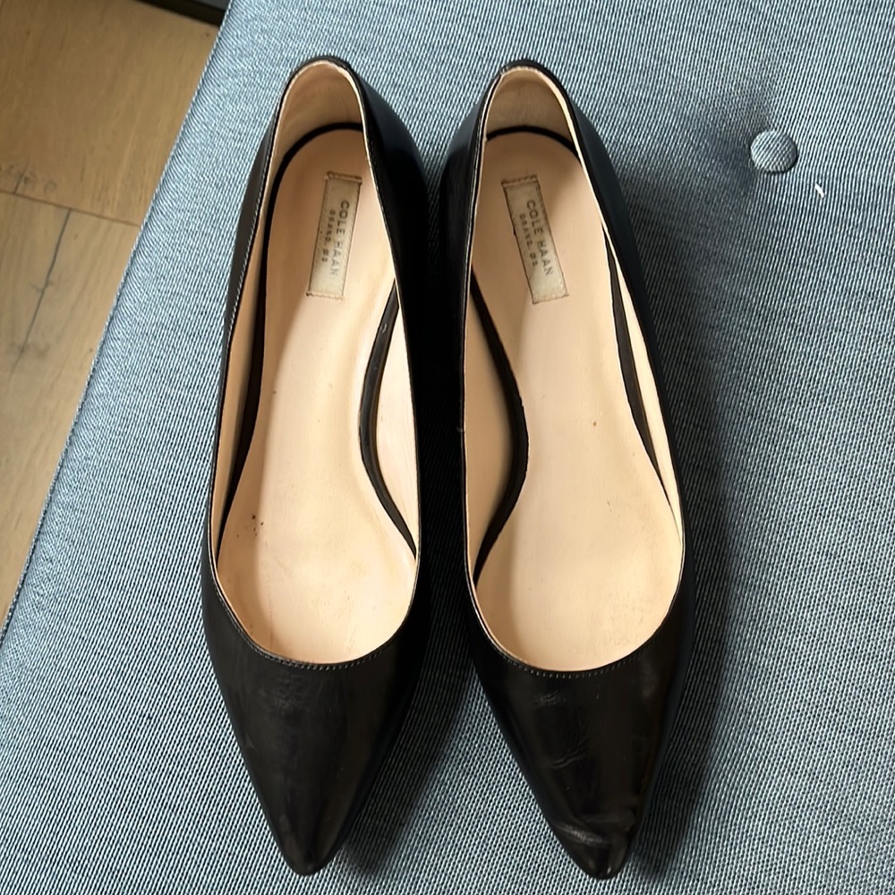Cole Haan flats size 9 —only worn once